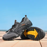 men water shoes hiking shoes quick dry breathable comfortable non slip mesh upper vamp soft upstream socks beach water sneakers