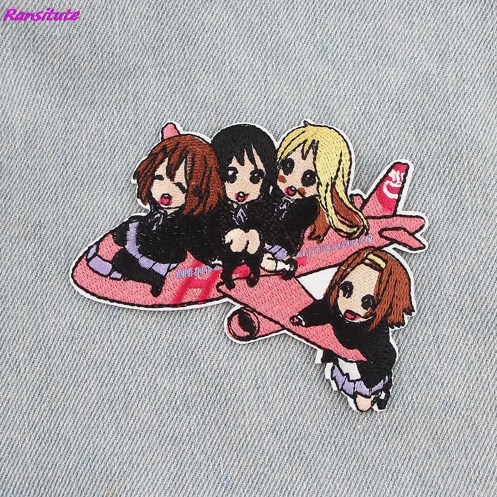 

R1399 1pcs Anime Girl Figure Pacth Stickers Iron On Patches For Backpack Handbag Sew On Patches For T-shirt Jacket DIY Patches