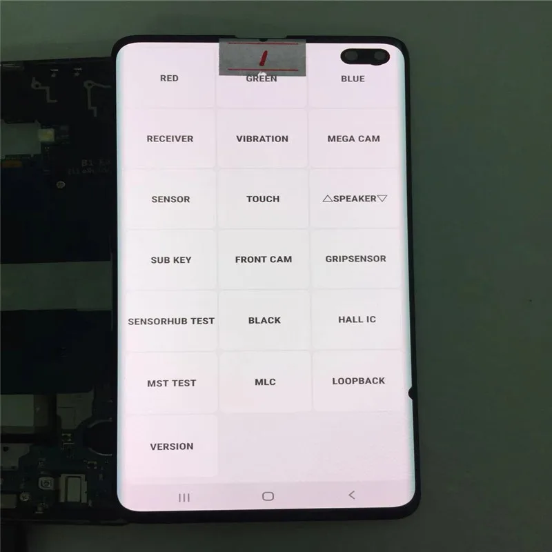 AMOLED с черными точками экран для samsung Galaxy S10 PLUS G975A G975U G975F G975V ЖК-дисплей сенсорный экран в сборе
