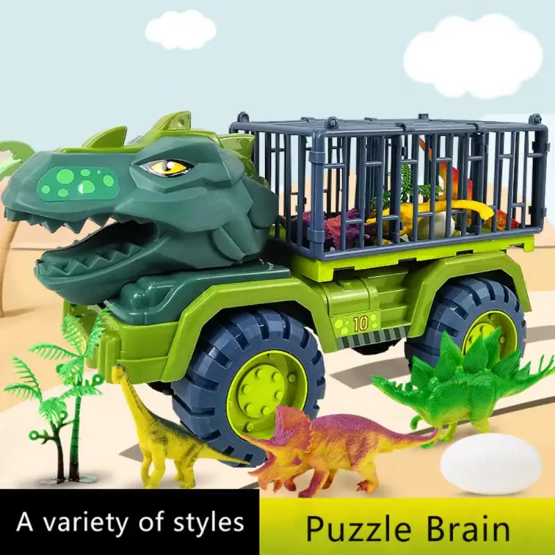 

Детский автомобиль-динозавр, большой размер, транспортные автомобили-динозавры, самосвал, грузовик-переносчик для мальчиков, детские рожде...