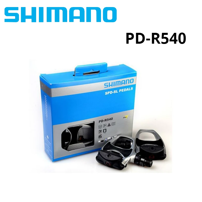 Shimano PD R540 самоблокирующиеся SPD педали компоненты с использованием для велосипеда