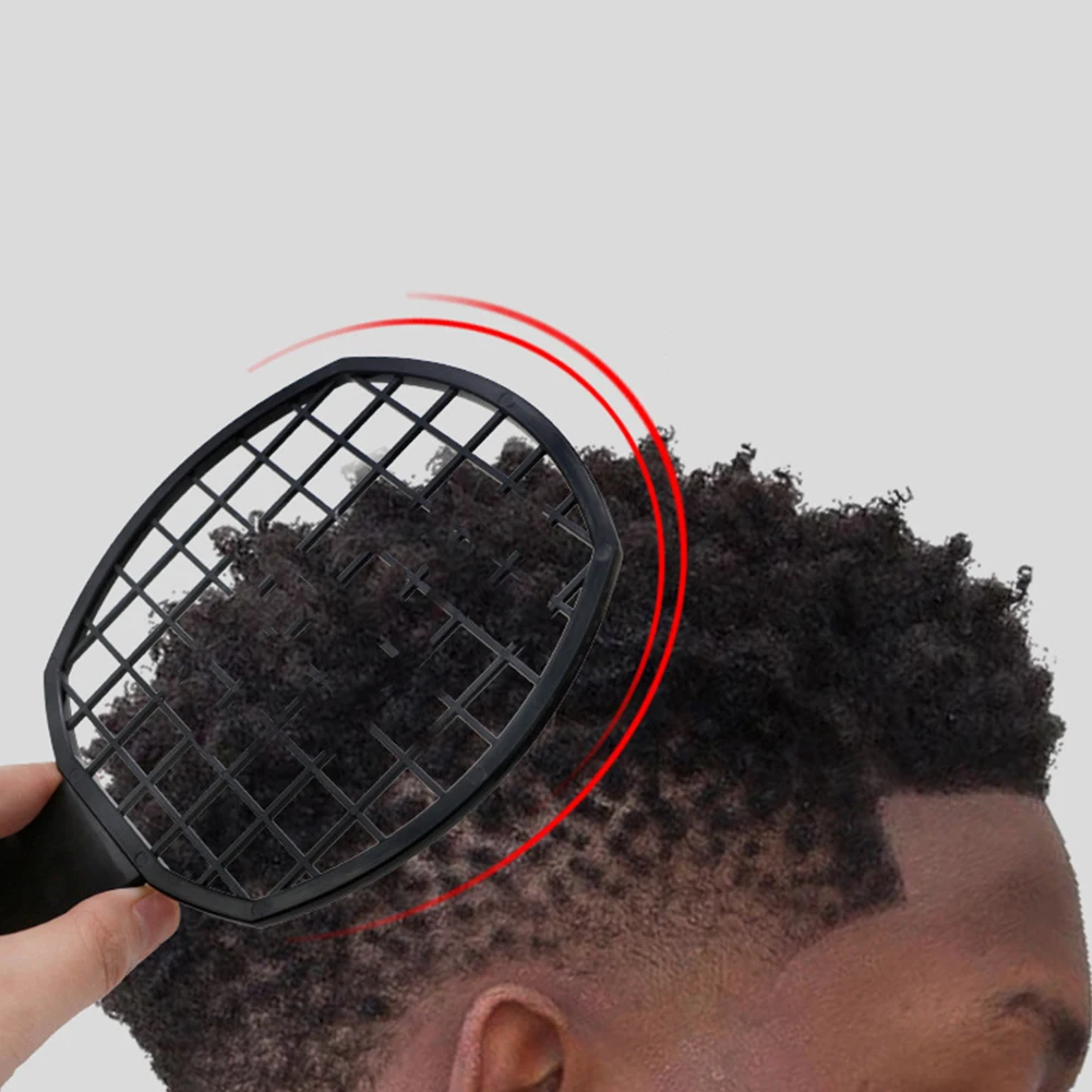 Portable Perm Style Afro Round Durable Dirty Braid Home Barbershop Lightweight Men Styling Curly Hair Comb Tool Professional |