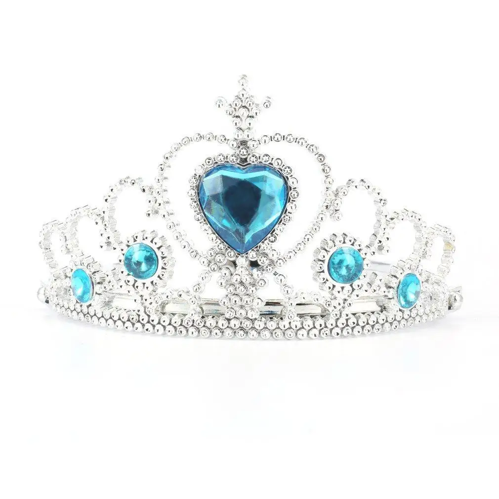 4 шт. Принцесса Эльза волосы Анны аксессуары Корона парик + волшебная палочка