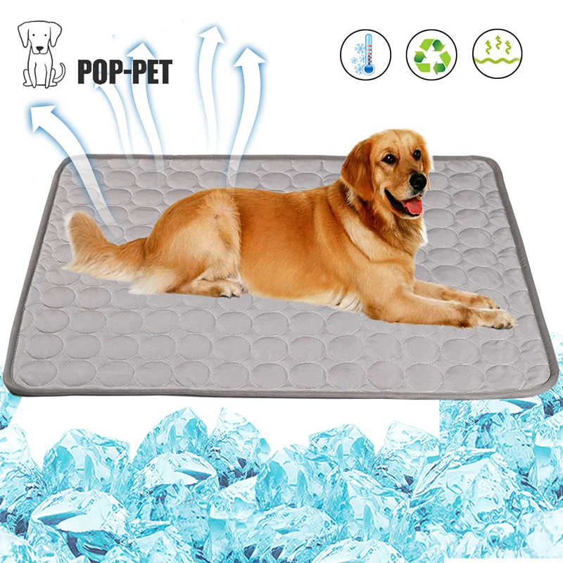 Собак летний охлаждающий коврик для домашних животных большой Размеры льда