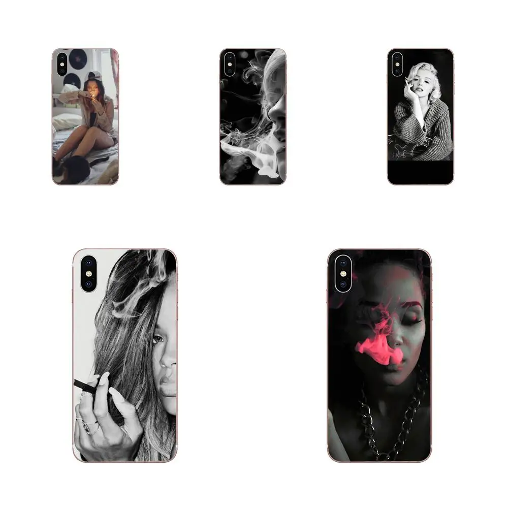 Траву курить сексуальные девушки мягкий чехол из ТПУ с художественным принтом