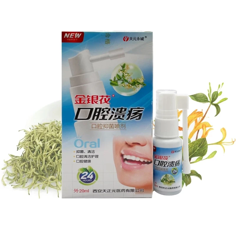 

20ml Honeysuckle Oral Antibacterial Spray Breath Freshener Female Breathe Agent Fresh Anti Smoke Bad Breath Odor Spray Treatment