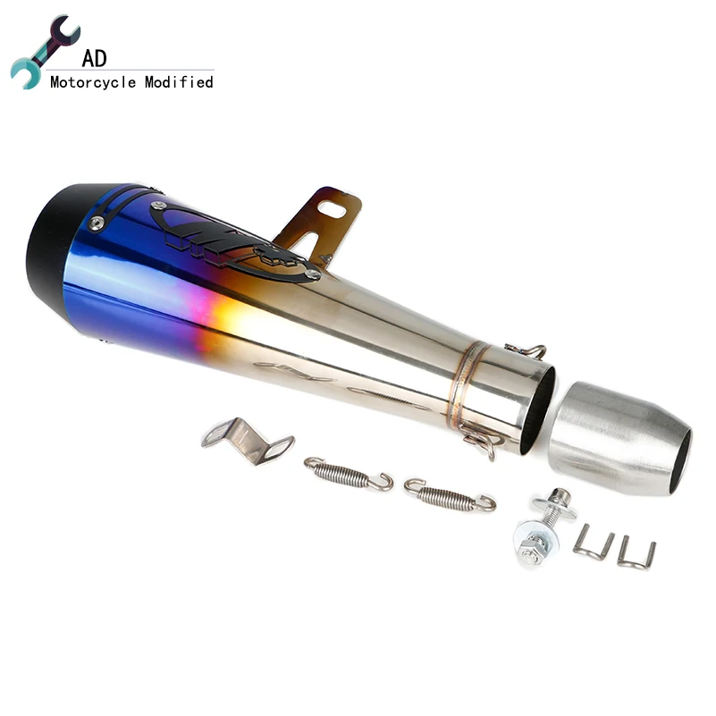 51 мм мотоцикл глушитель трубы M4 большое смещение Модифицированная труба для Yamaha