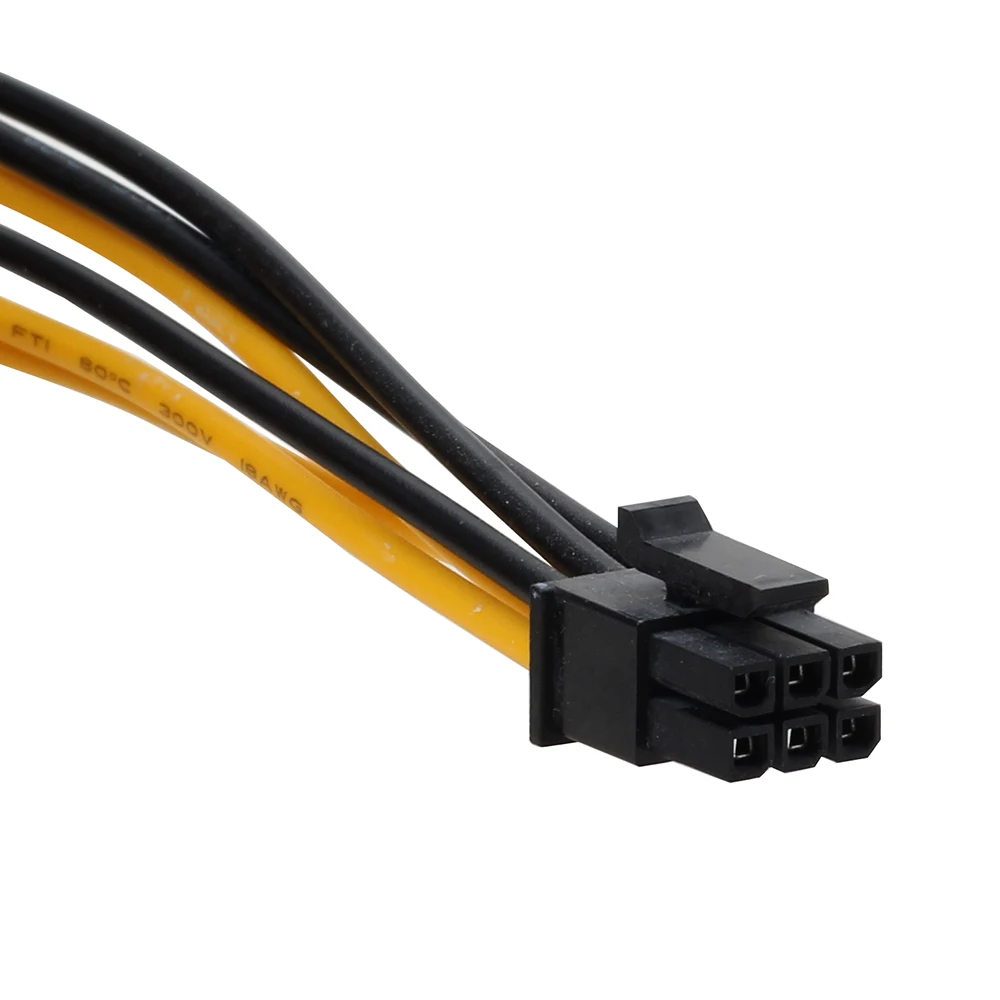 Кабель питания для видеокарты 6 контактов на PCI-E 20 см | Компьютеры и офис