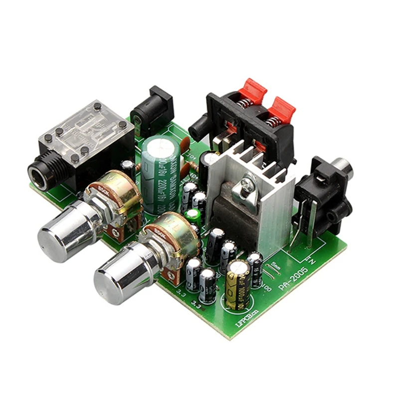 Роман KYYSLB 20Wx2 DC12V PA 2005 2 0 канала небольшой Мощность Плата усилителя мини микрофон
