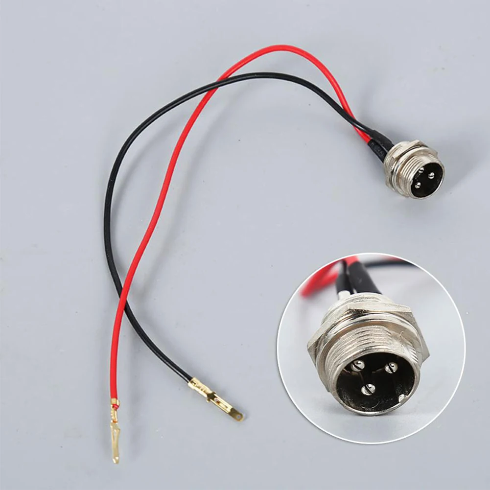 20 см фара для электровелосипеда в Батарея Зарядное устройство Порты и разъёмы 3 Pin