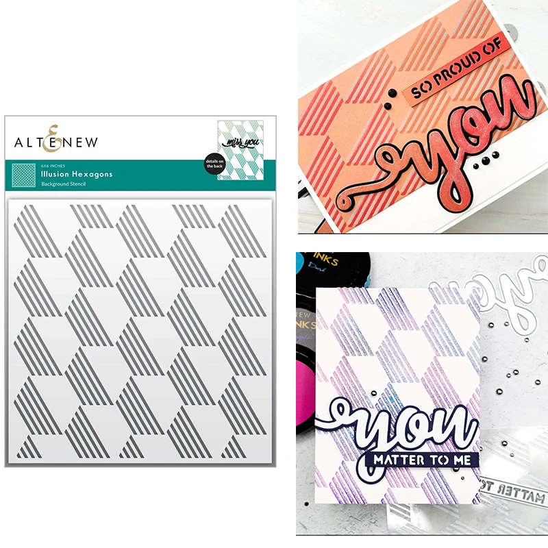 

Pentagonal Handicraft Stencil For Diy Scrapbooking Photo Album Embossing Decorative Diy Paper Cards 2021 New