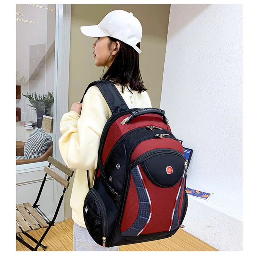 Рюкзак мужской для ноутбука 15 6 '' с USB-зарядкой и защитой от кражи | Багаж сумки