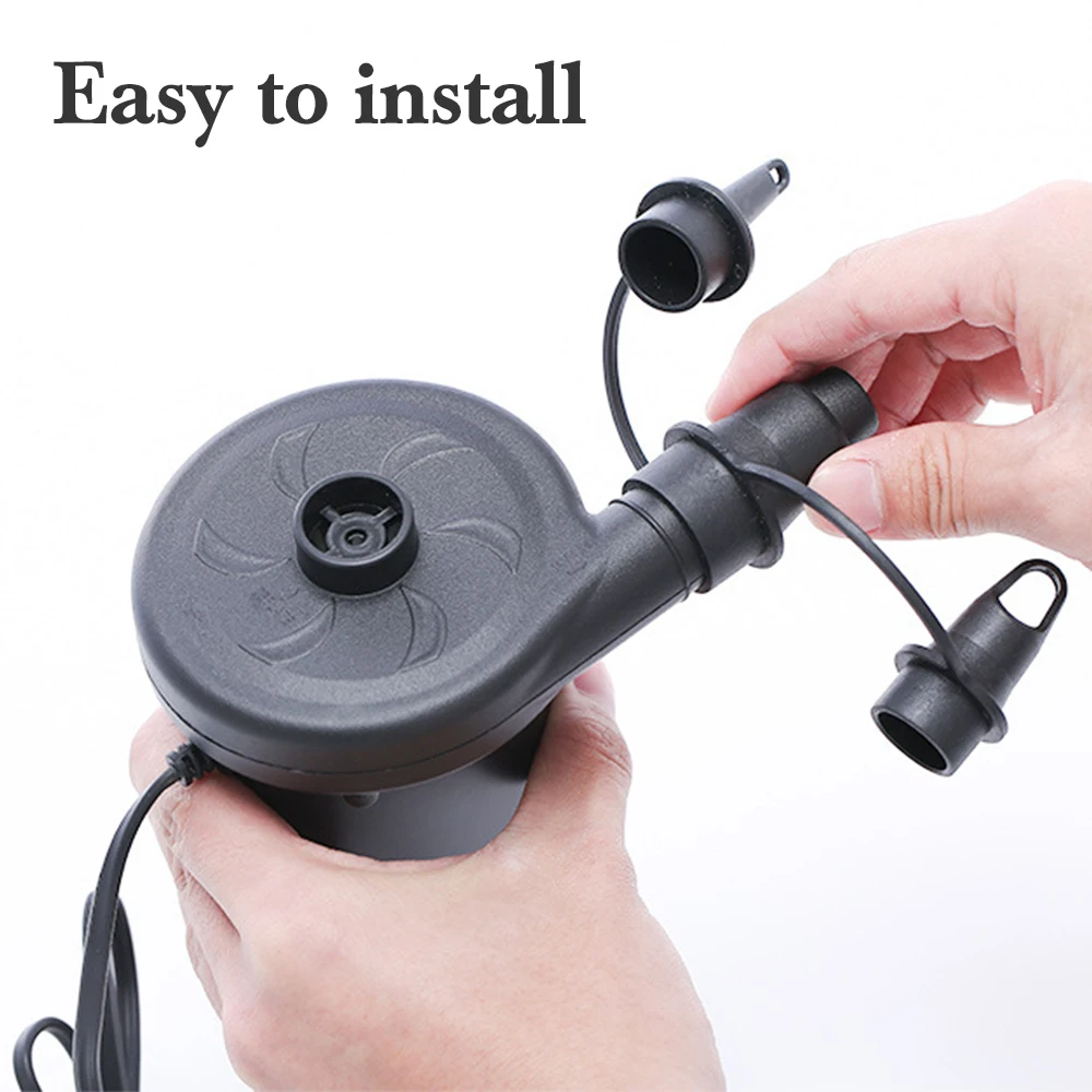 Портативный электрический воздушный насос с американской вилкой 12 в постоянного