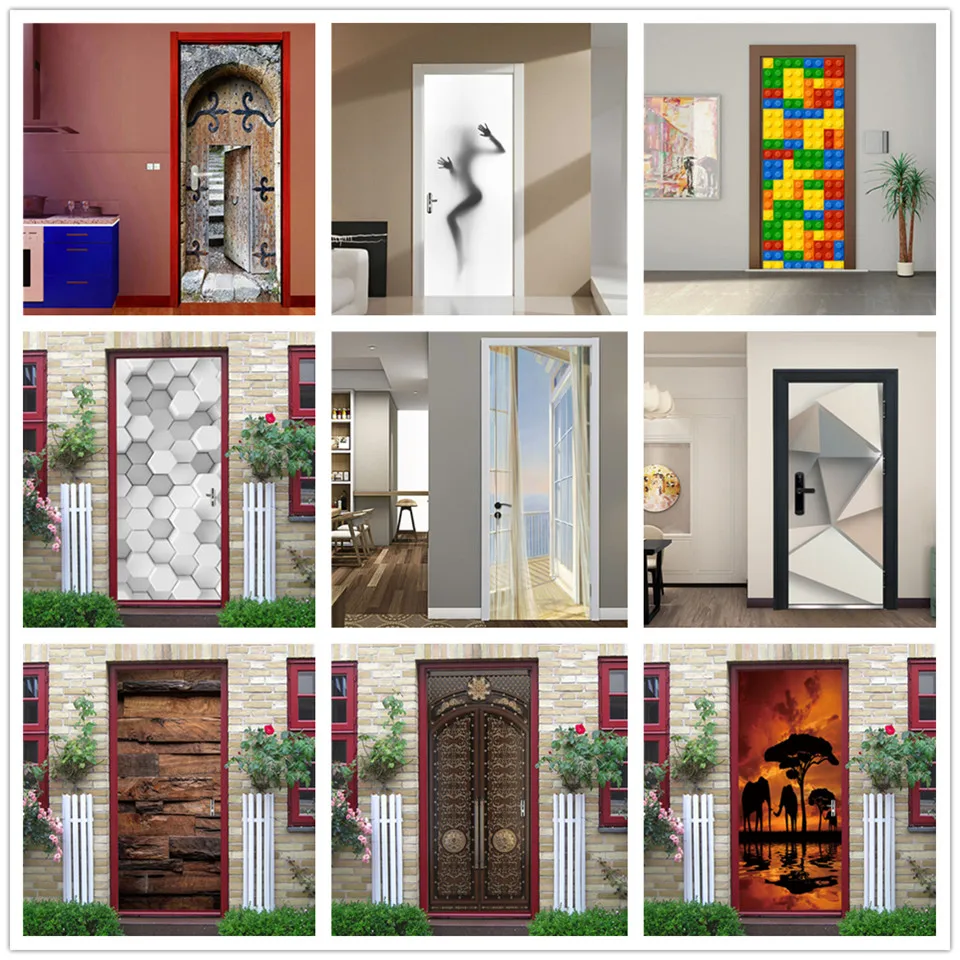 

Настенная роспись с имитацией под дерево, самоклеящиеся водонепроницаемые обои «сделай сам», настенный плакат из ПВХ, домашний дизайн, гост...