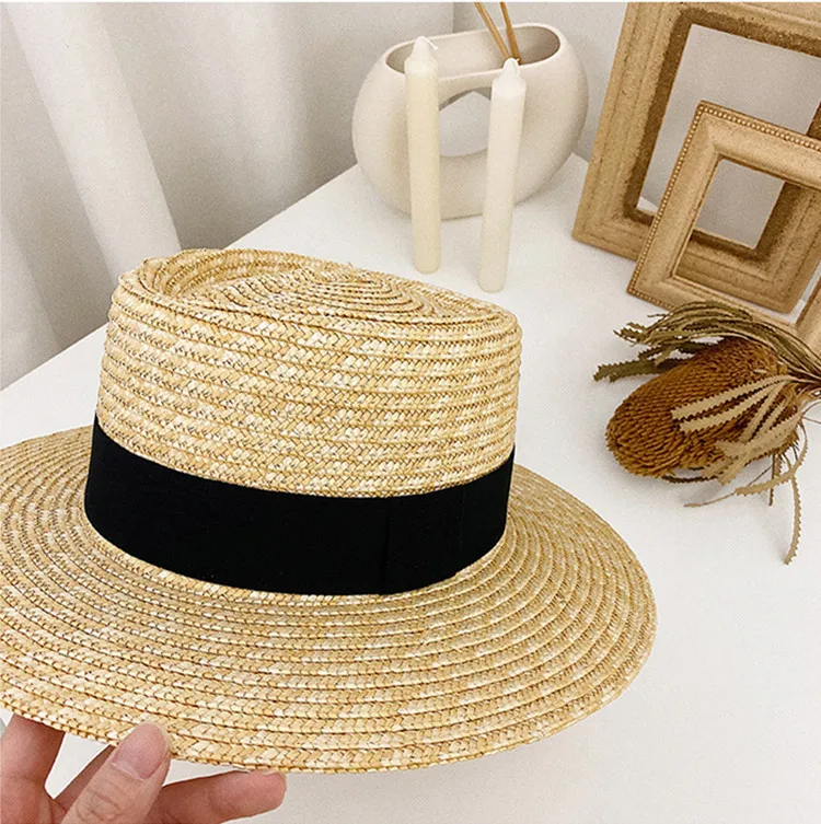 

summer straw beach hat big head circumference wide brim restoring ancient ways of French sunshade holiday Sir Hat