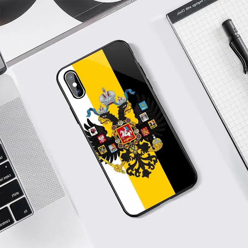 

Russia flag Emblem Sign Symbol coque cover funda Phone Case Tempered glass For iphone 5C 6 6S 7 8 plus X XS XR 11 PRO MAX