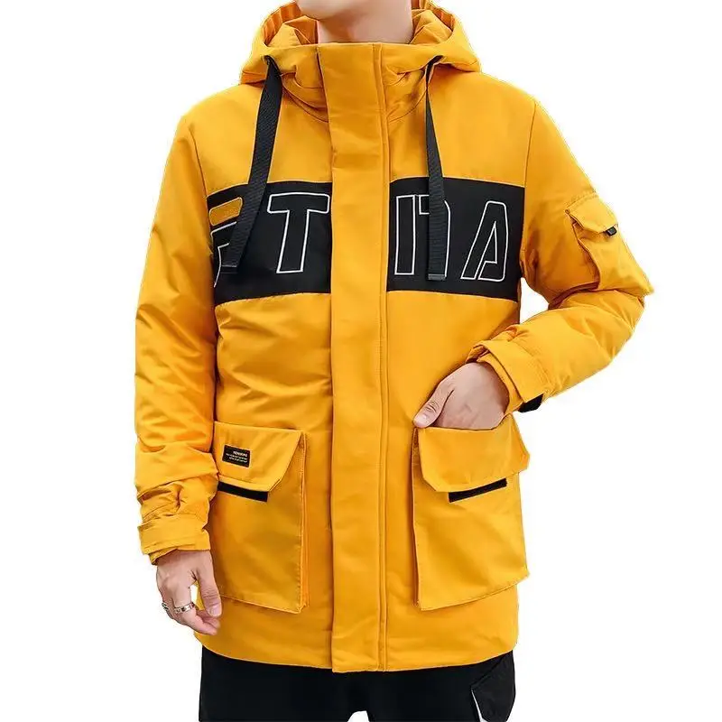 2021  New Arrivals Men's Casual Solid Hooded Jackets Men's Outwear long  sleeve Tactical Windproof Military Waterproof jacket