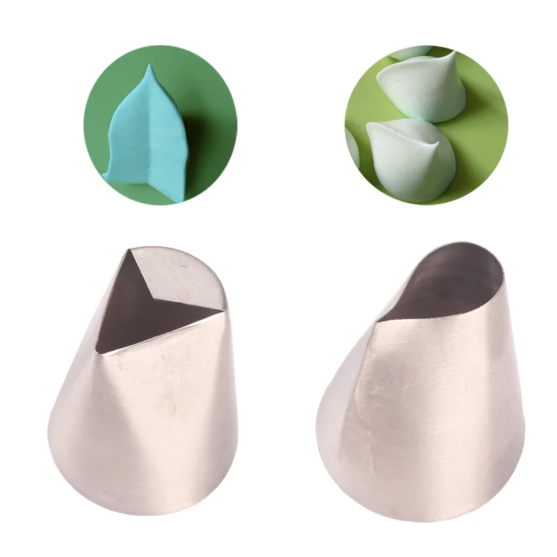 Кондитерские насадки в форме капли воды # F04 F05 кондитерские с большими листьями