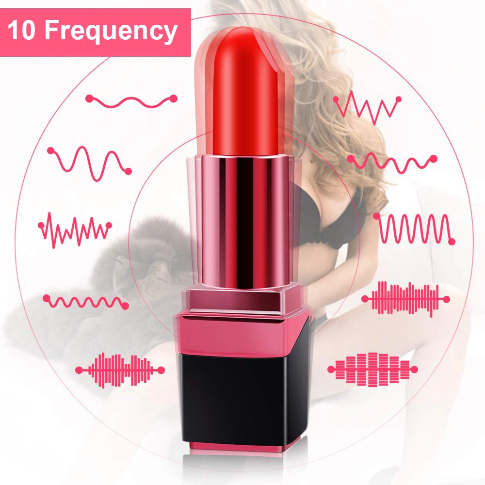 Губная помада пуля вибраторы флирт секс игрушка для женщины 10 скоростей Вагина