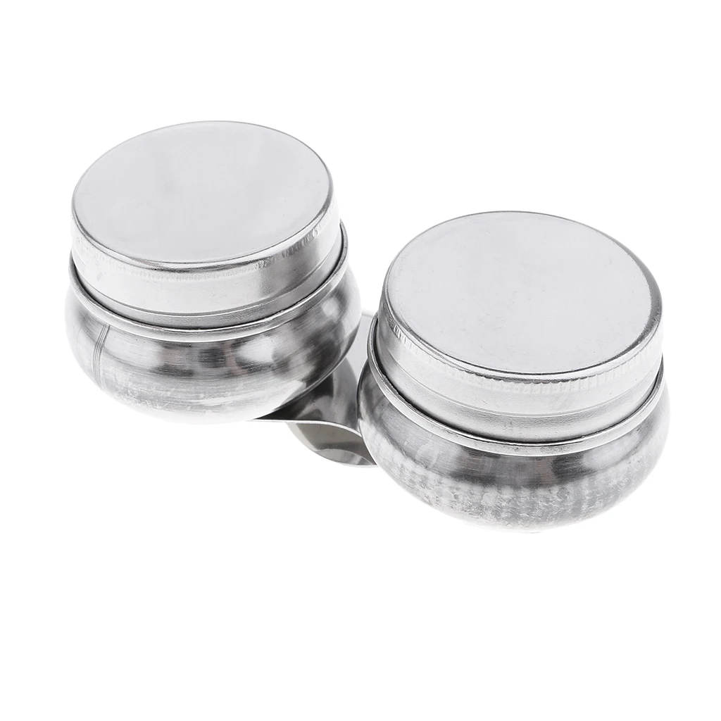 Художники из нержавеющей стали металла двойной Диппер палитра зажим для