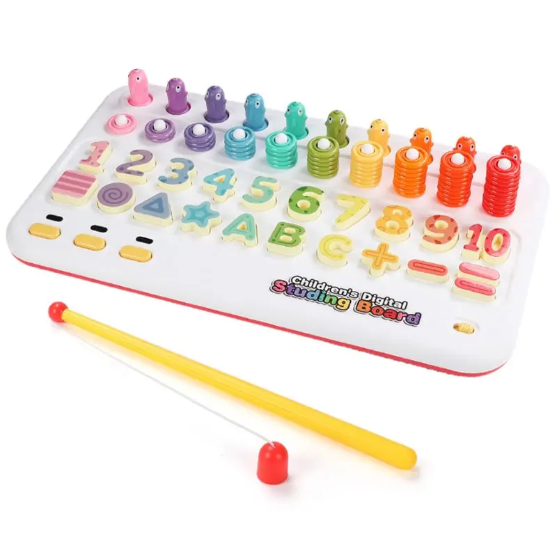 

Young Children Toys Kids Digital Letter Color Cognition Puzzle Baby Early Education Enlightenment Voice Learning Board
