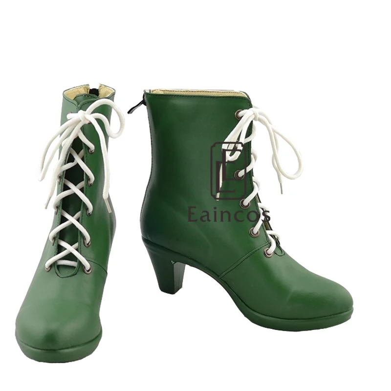 

Anime Sailor Moon Sailor Jupiter Green Cosplay Shoes Boots Customized Size
