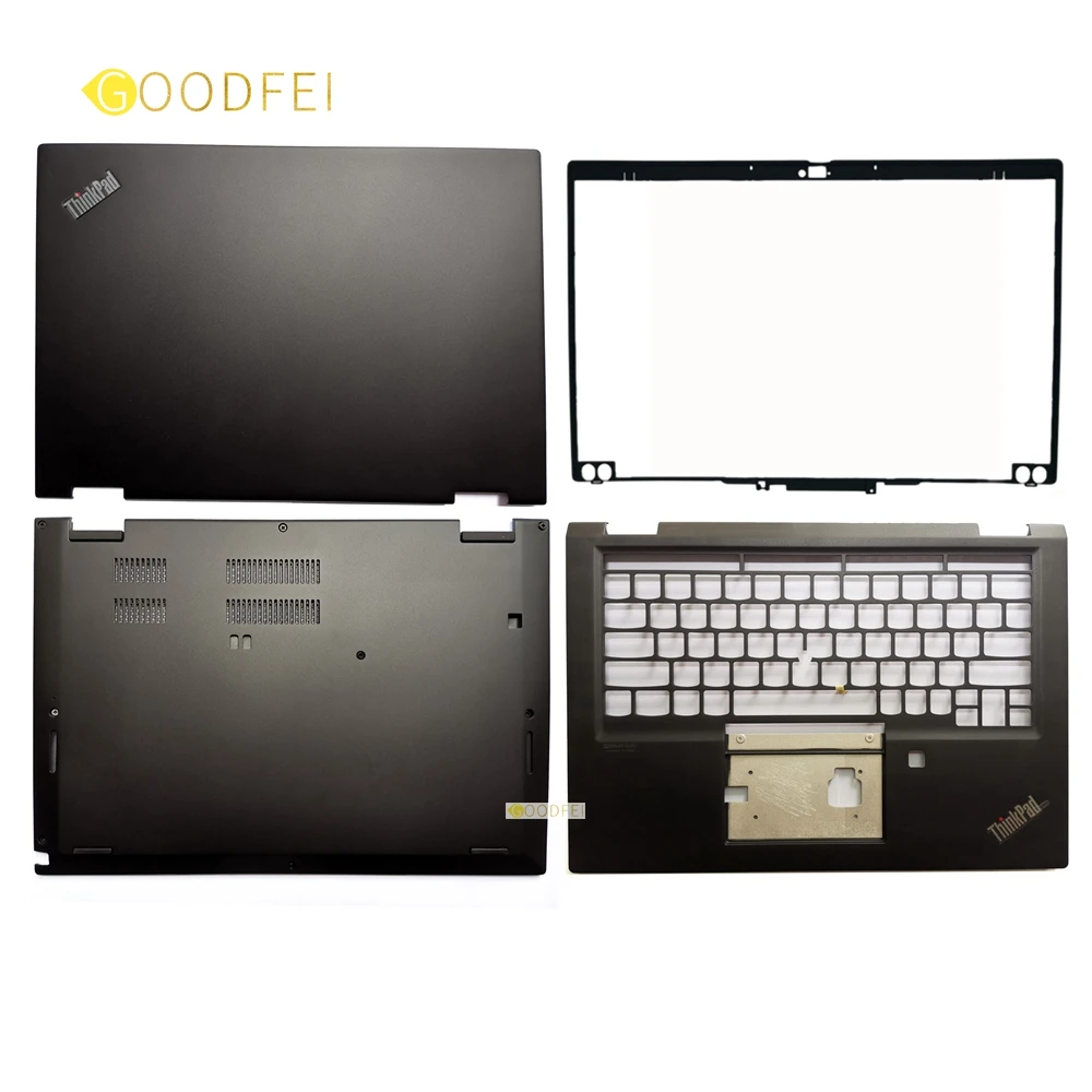 

For Lenovo ThinkPad X390 Yoga 1st Gen LCD Back Cover Rear Lid Top Case / Screen Front Bezel / Palmrest Upper Case C Cover