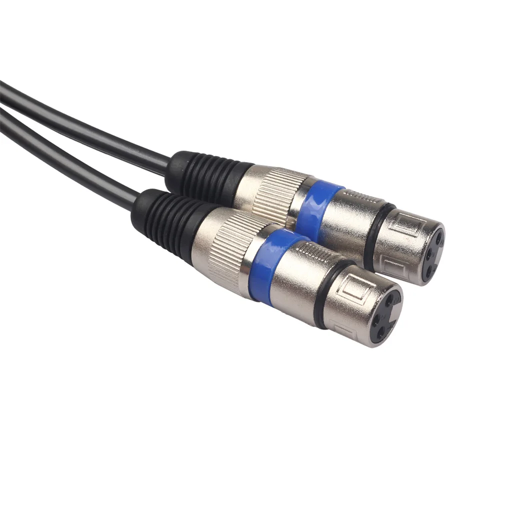 Аудиокабель 2 XLR на RCA адаптер Усилитель звуковая коробка Hifi микрофонный кабель