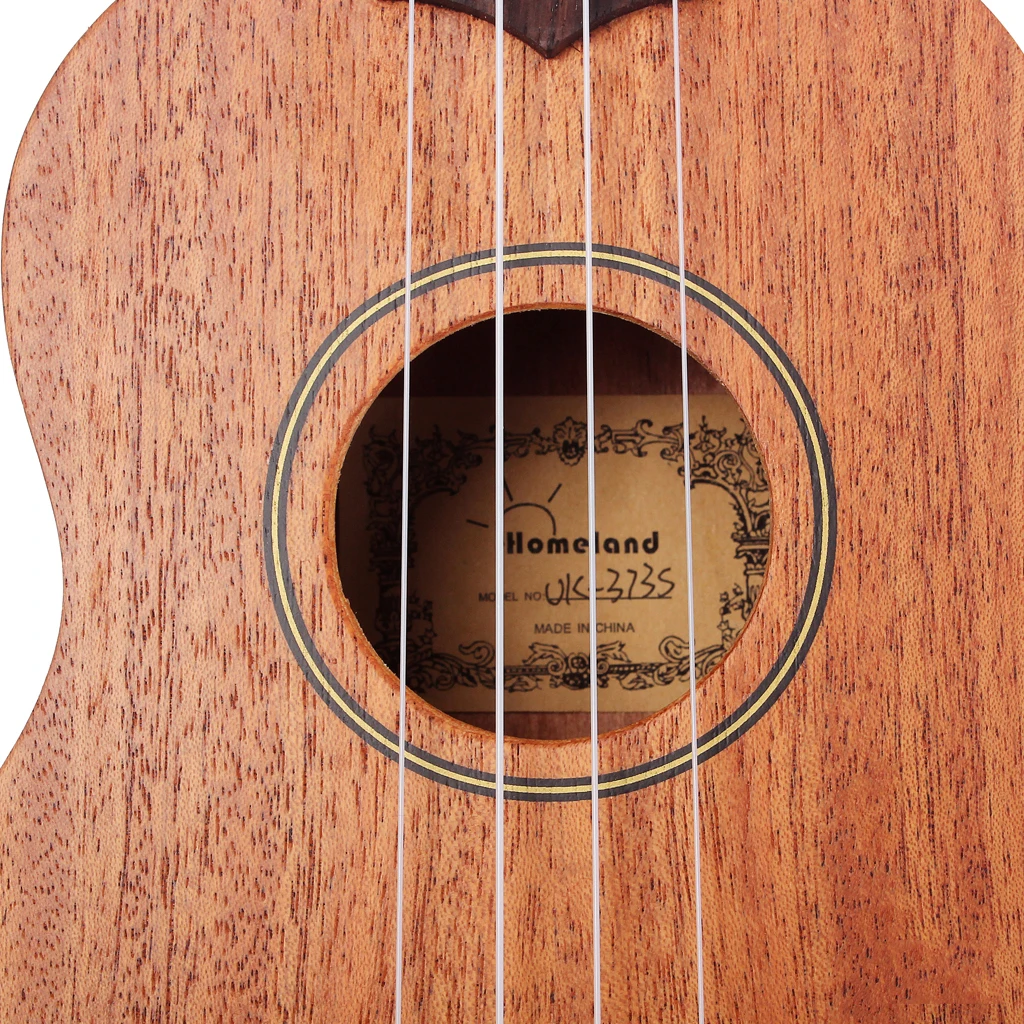 Brown Full-enclosed Mini 21 Inch 15 Frets Ukulele Uke UKLL Hawaiian Guitar | Спорт и развлечения