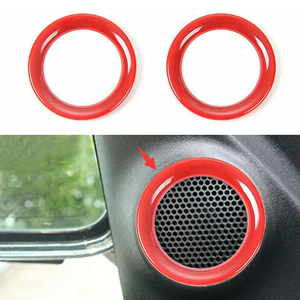 

Красное отделочное кольцо, отделочное кольцо, 2 шт. ABS для аксессуаров Dodge Durango 2011-2021