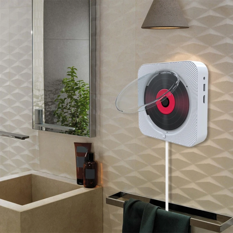 Портативный настенного крепления C D музыкальный плеер Bluetooth дома плеер|CD-плееры| |