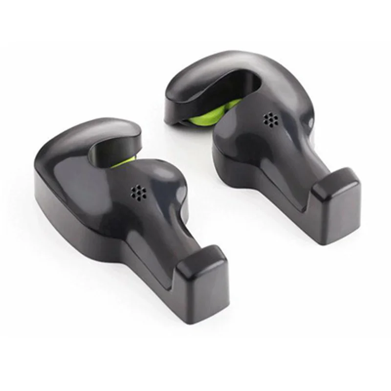 

2/4Pcs Back Hook Car Headrest Hook Seat Back Hanger for Bag Handbag Purse Grocery Cloth Foldble Clips Organizer Universal