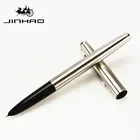 Перьевая ручка Jinhao 0,38, Классический корпус из нержавеющей стали, 911 мм, Канцтовары для офиса и школы