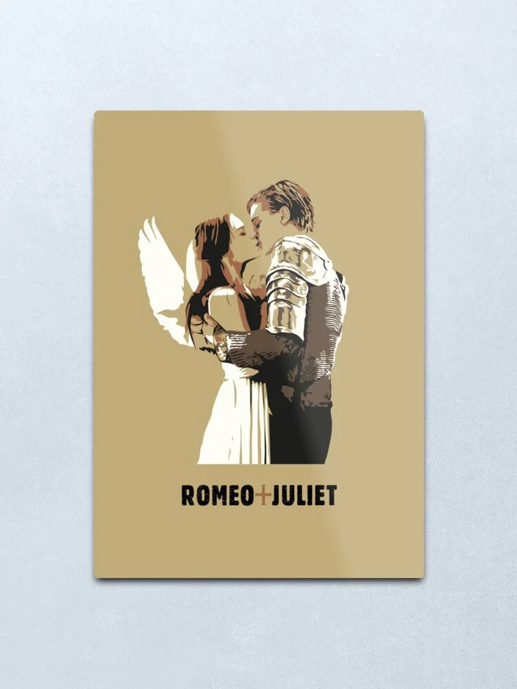 

Жестяная Табличка Romeo + Juliet с металлическим принтом, домашний Настенный декор, металлический художественный плакат, Металлический Настенны...