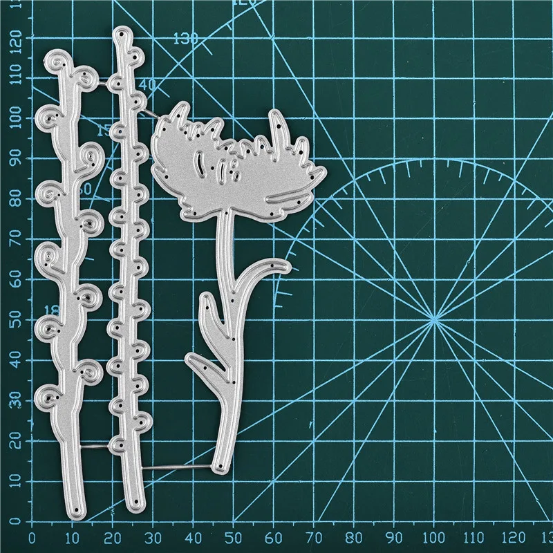 Металлические штампы Eastshape в форме цветка для изготовления открыток