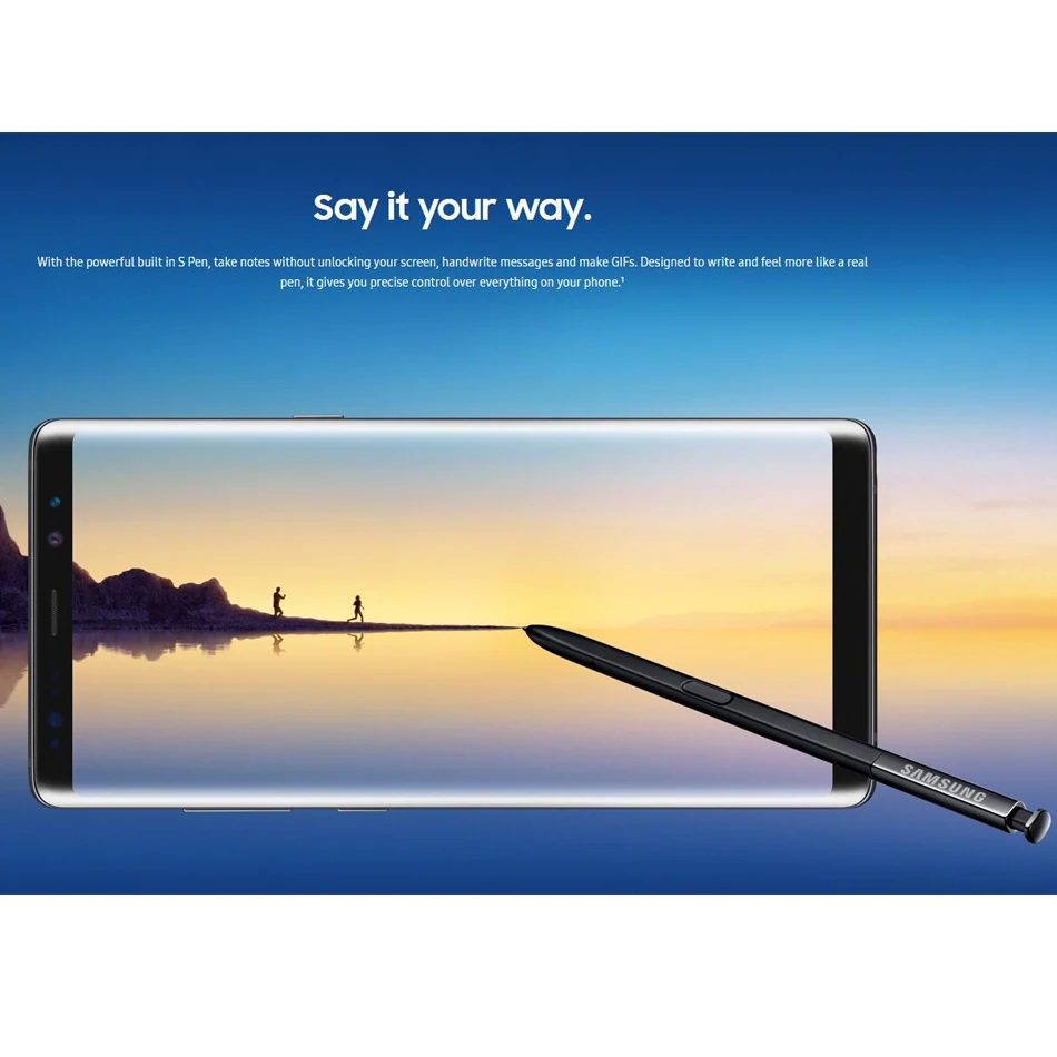 Новая европейская версия samsung Galaxy Note8 Note 8 N950FD Duos Dual SIM 6 ГБ 64 Гб мобильный телефон Восьмиядерный 6," двойной 12 МП 4G телефон