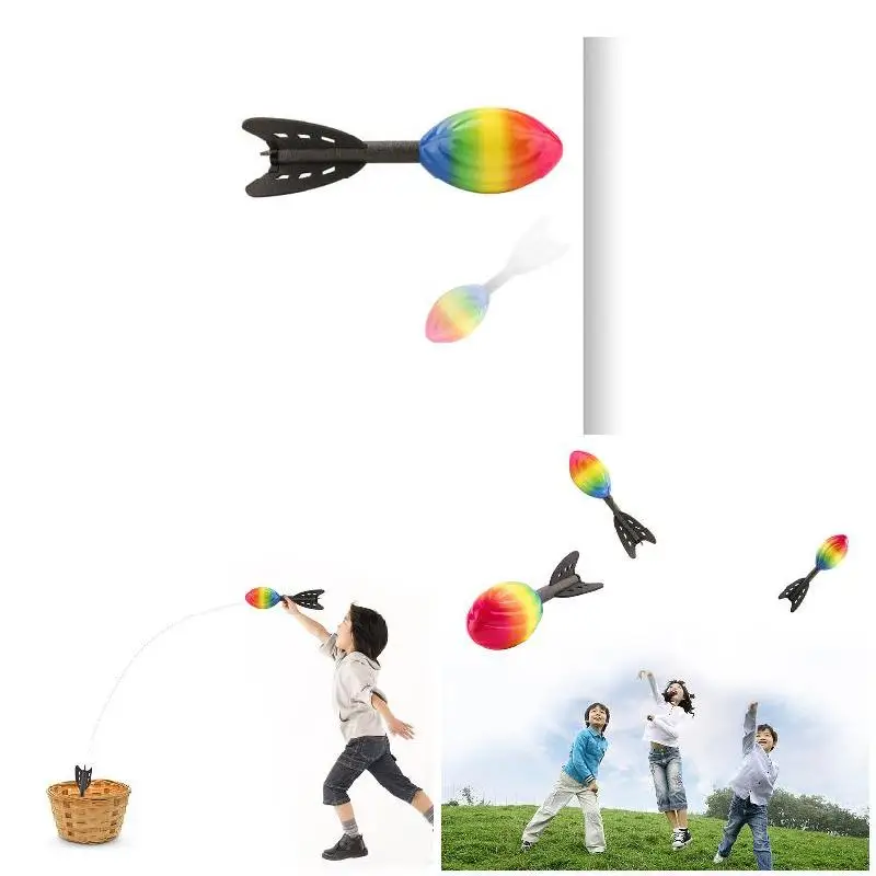 

Foam hand throwing rocket toy Foam rocket Model Fillers Toys Game Random Parent-child Outdoor Game for Children