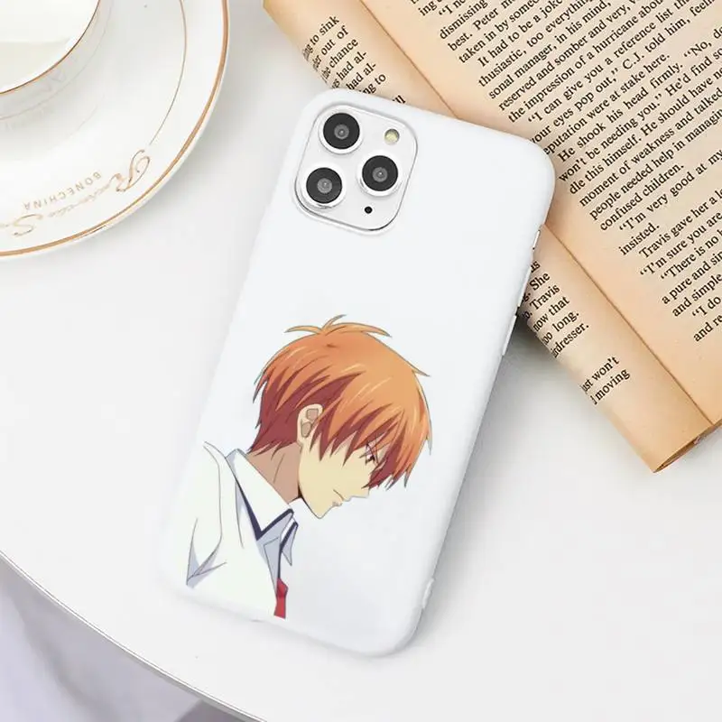 

Fruits Basket Japan anime Phone Case Candy Color for iPhone 6 7 8 11 12 s mini pro X XS XR MAX Plus