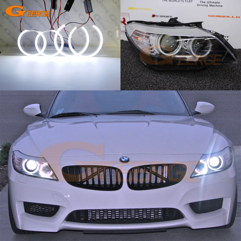 Для BMW Z4 E89 Pre Facelift 2009 2010 2011 2012 2013 отличный Дневной светильник ультра яркий COB led angel