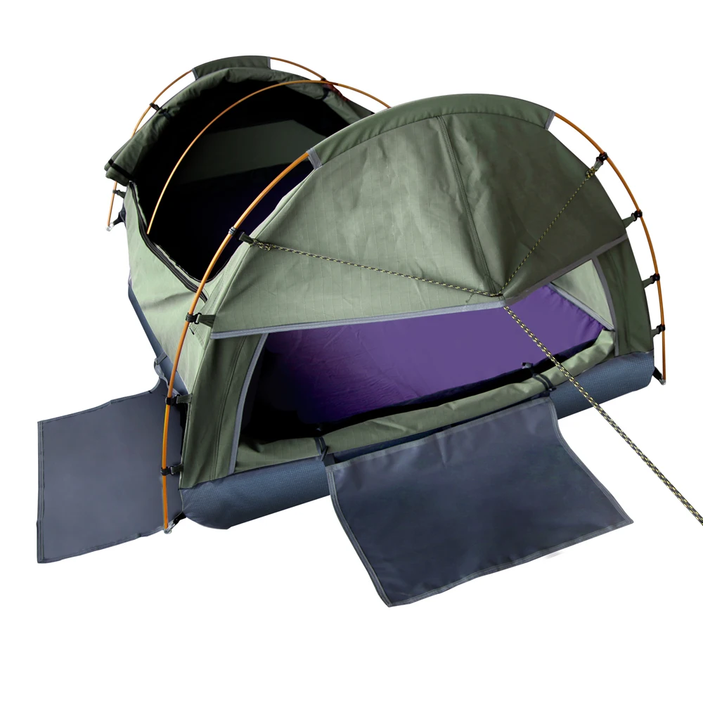 Weisshorn King Single Swag Camping Canvas Tent-Celadon SWAG-SIN-GS-CE Lightweight UV Resistant Waterproof AU | Мебель