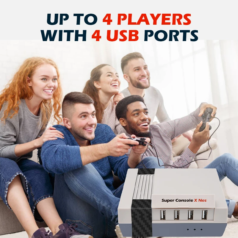 Ретро Мини игровая консоль супер X NES встроенные 90000 игр портативный игровой плеер
