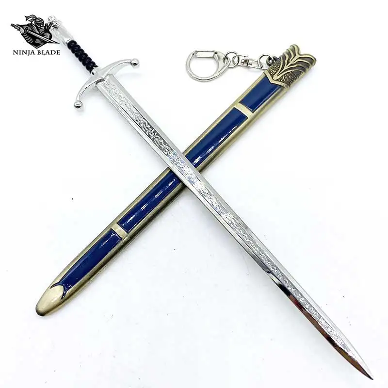 Маленький металлический брелок 22 см 8 7 дюйма с лезвием из меча валириана Джона