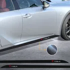 Наклейка на боковую дверь автомобиля в полоску, декоративная наклейка для автомобиля Tesla Model 3 2021, аксессуары, модель Y, модель S, модель X, автомобильные товары