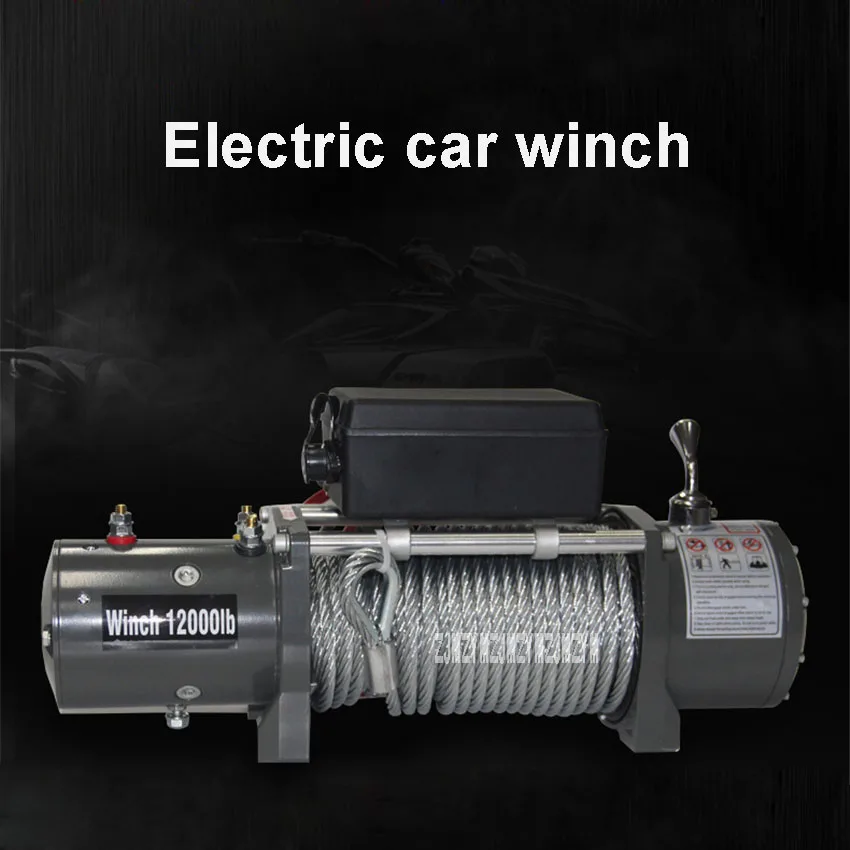 12V 12000lb автомобильная электрическая лебедка для конкретного транспортного