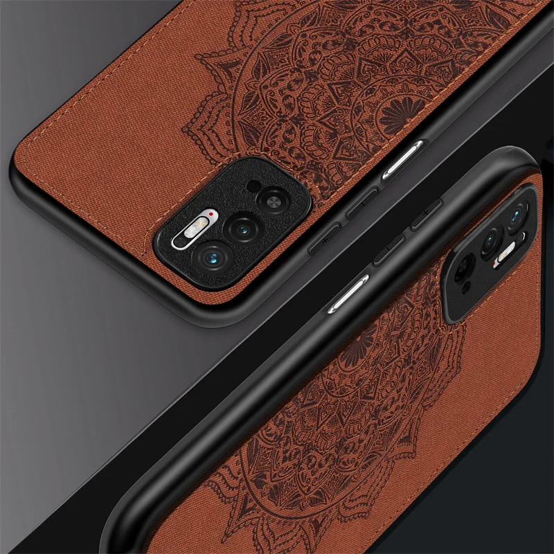 for cover xiaomi poco m3 pro case for poco m3 pro capas cloth fabric texture full cover for redmi note 10 pro poco m3 pro fundas free global shipping