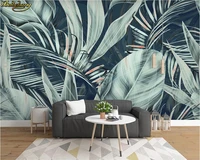beibehang custom wallpaper mural medieval hand painted tropical rainforest flowers and birds wall paper home decor 3d wallpaper