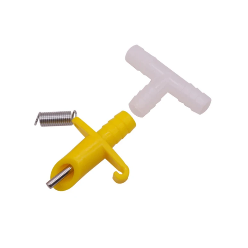 1 Pcs Rabbit Nipple Drinker Stainless Steel Plastic Mixed Material Anti-bite bite High-quality Farm Farming Equipment | Дом и сад