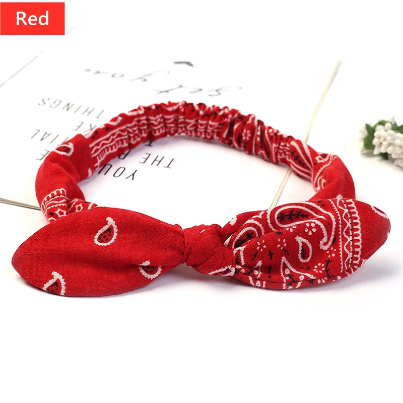 Женские замшевые мягкие однотонные повязки на голову с принтом Винтажные