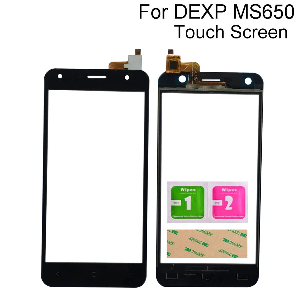 

5.0" Touch Screen Mobile For DEXP Ixion MS650 Iron Pro MS 650 MS650 Touch Sensor Front Glass Touchscreen Sensor Tools 3M Glue
