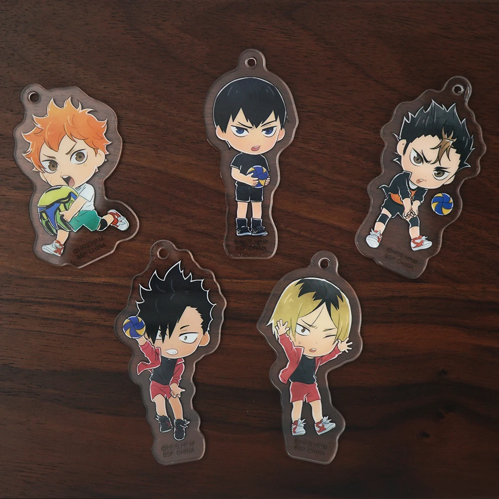 Haikyuu! Аниме Hinata Tobio koushi Kei Tsukishima Akaashi Keiji Kuroo Tetsuro Kozume Kenma Haikyu акриловый брелок - купить